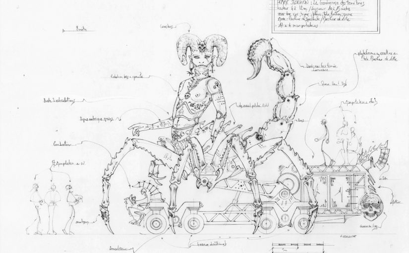 La Gardienne des Ténèbres  : la nouvelle chimère du Hellfest et de la Compagnie La Machine