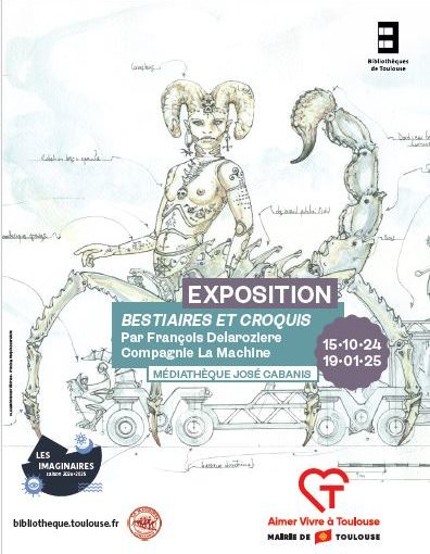 Exposition  » Bestiaire et Croquis »